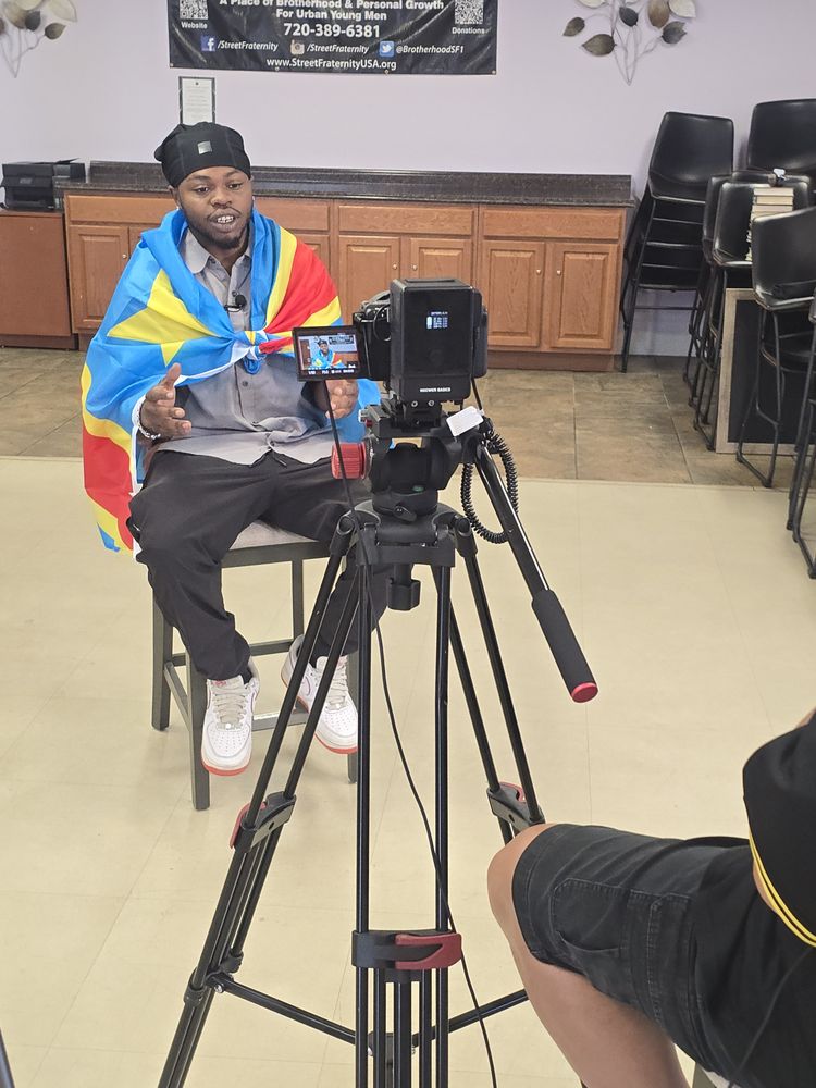 An interview in progress